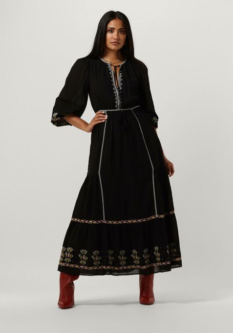 Schwarze VANESSA BRUNO Maxikleid BANGALI - large