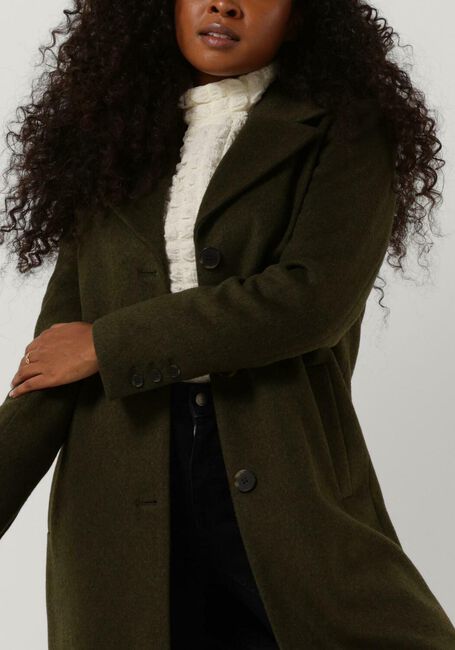 Grüne SELECTED FEMME Mäntel NEW SASJA WOOL COAT B - large
