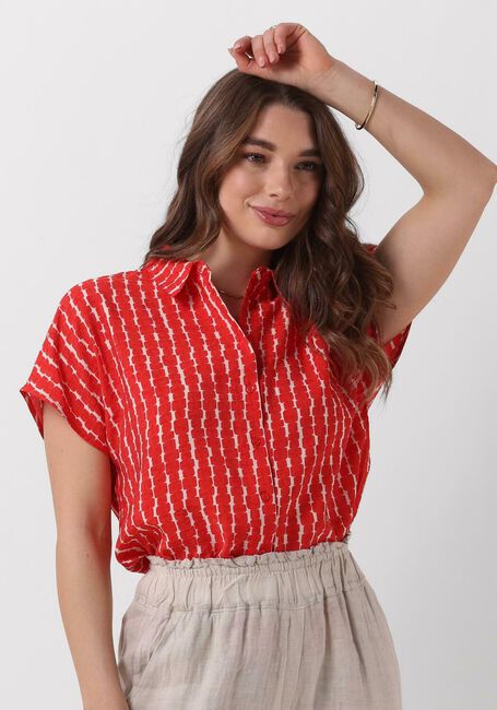 Rote BY-BAR Blusen KARLY RED GROOVE BLOUSE - large