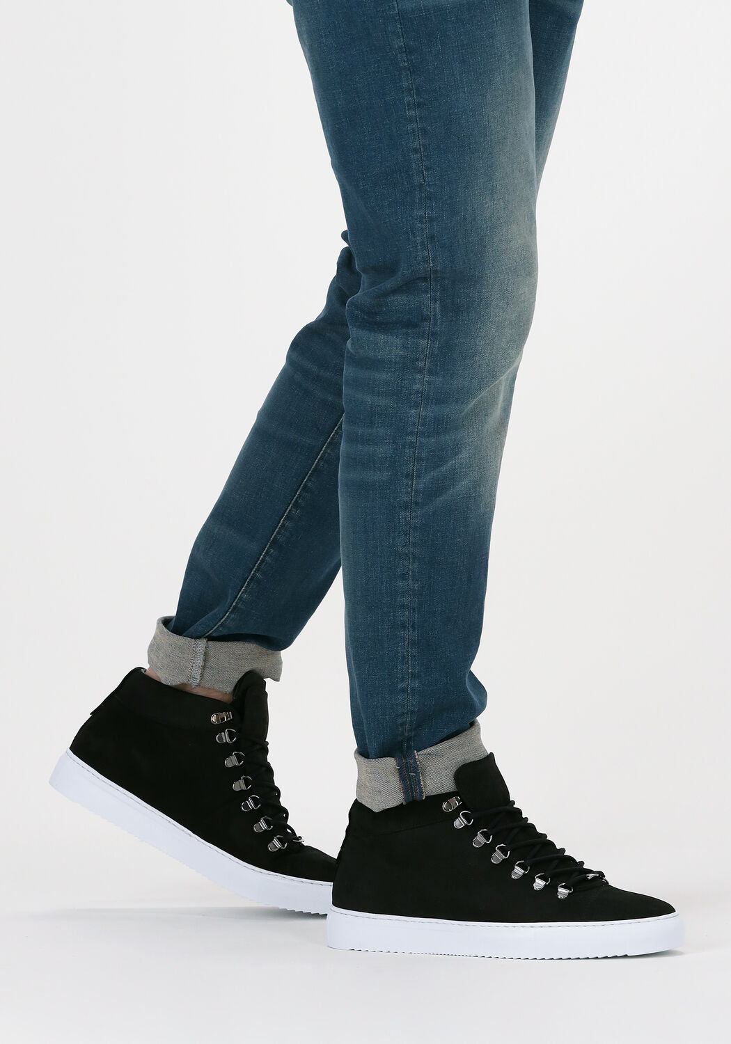 schwarze nubikk sneaker high jase mid