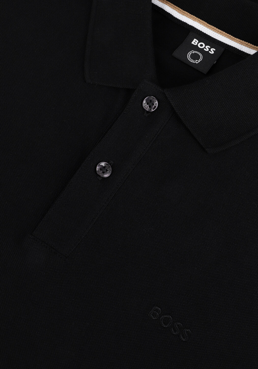 Schwarze BOSS BLACK Polo-Shirt PALLAS - large