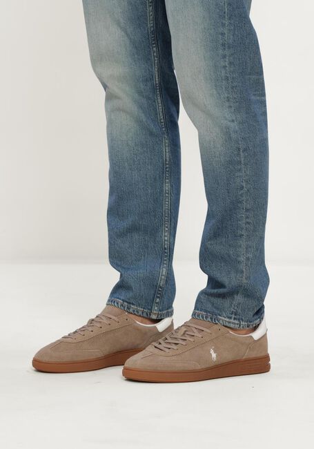 Taupe RALPH LAUREN Sneaker Low BEDFORD PP-SNEAKERS-LOW TOP LACE - large