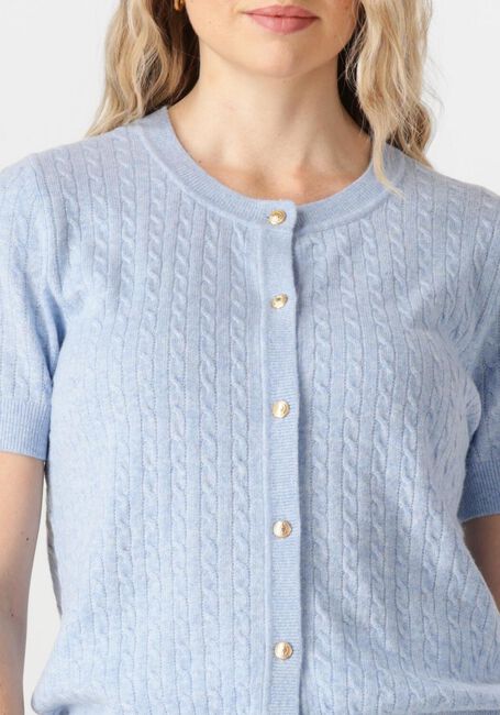 Blaue TOMMY HILFIGER Top MINI CABLE C-NK CARDI SS - large