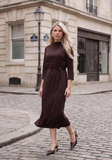 Braune FREEBIRD Midikleid DEVOTED - large