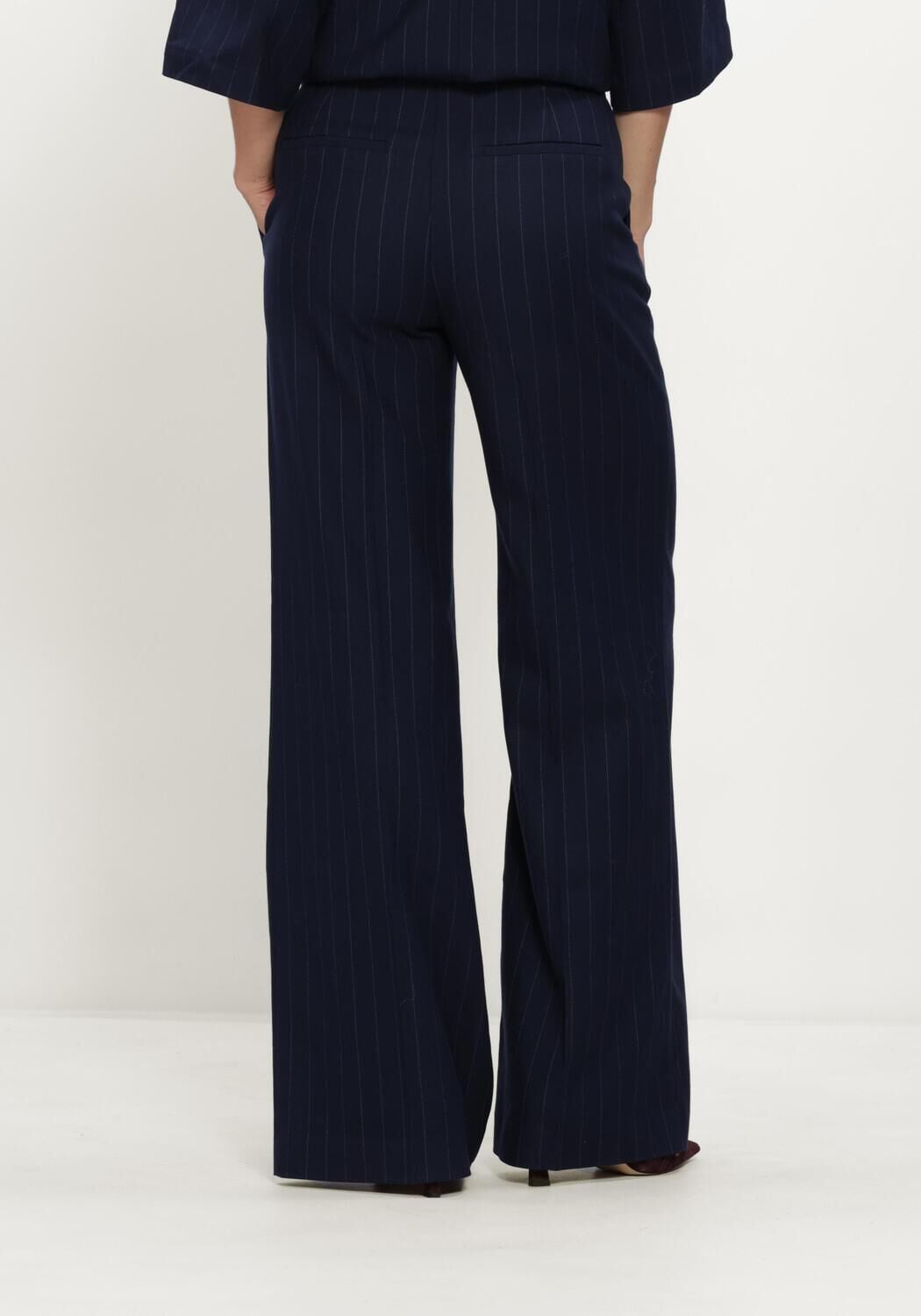 Dunkelblau CO'COUTURE Weite Hose GABIECC PIN WIDE PANT - large