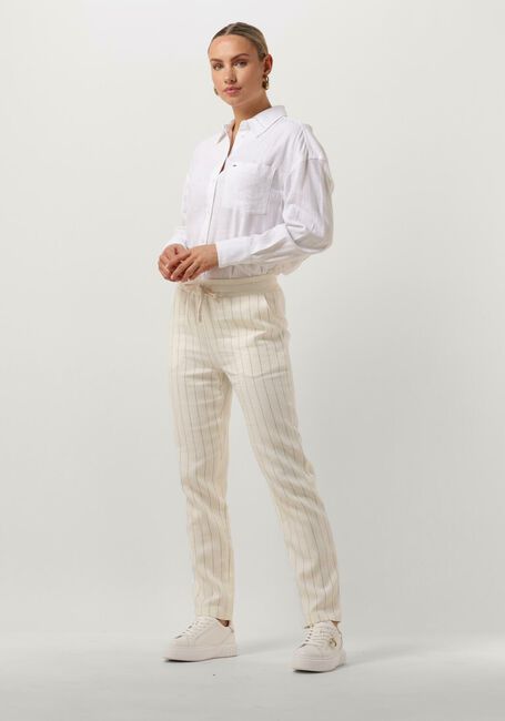 Weiße TOMMY JEANS Blusen TJW SP OVR LINEN SHIRT - large