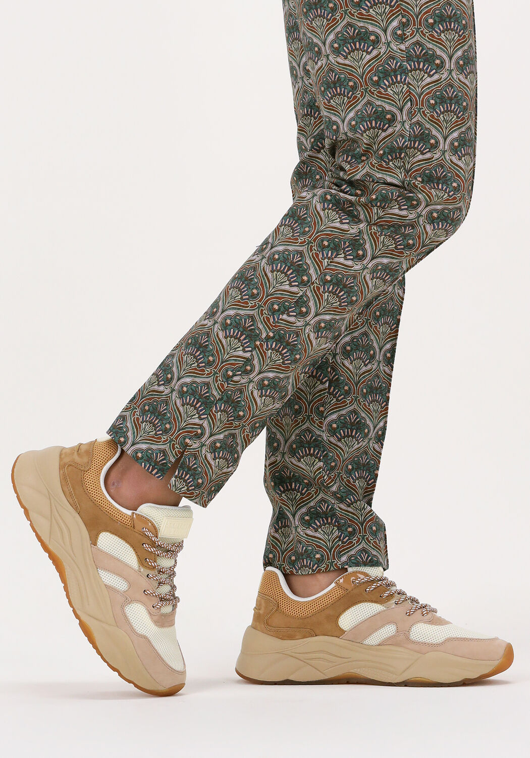 Camelfarbene SCOTCH & SODA Sneaker Low CELEST - large