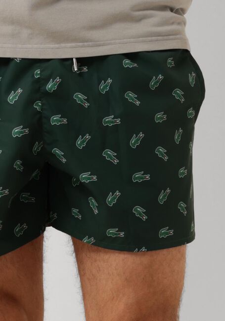 Grüne LACOSTE Badehosen 1HM1 MEN'S SWIMMING TRUNKS - large