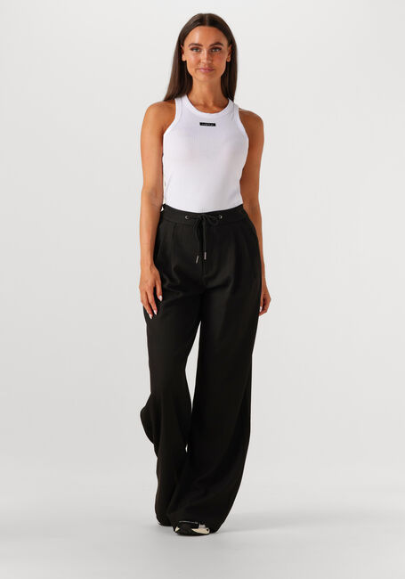 Schwarze HAUTE L'AMITIÉ Jogginghose MICHELLE TAILOR TIE TALL PANT - large