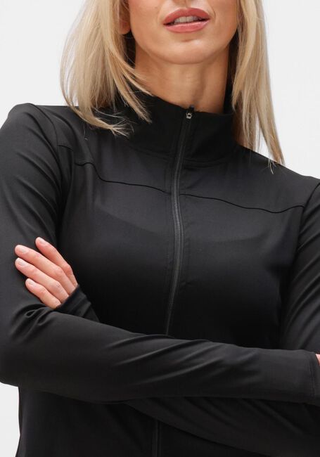 Schwarze NEO NOIR Strickjacke NOLANA ZIP BLOUSE - large