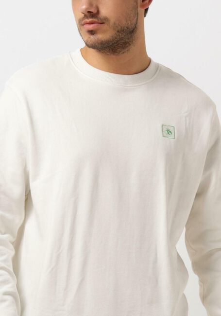 Weiße SCOTCH & SODA Sweatshirt SEASONAL ESSENTIALS - CLASSIC LOGO BADGE SWEATSHIRT - large