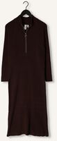 Braune Y.A.S. Midikleid YASMAVI LS KNIT MIDI ZIPPER DRESS Braune Y.A.S. Midikleid YASMAVI LS KNIT MIDI ZIPPER DRESS - medium