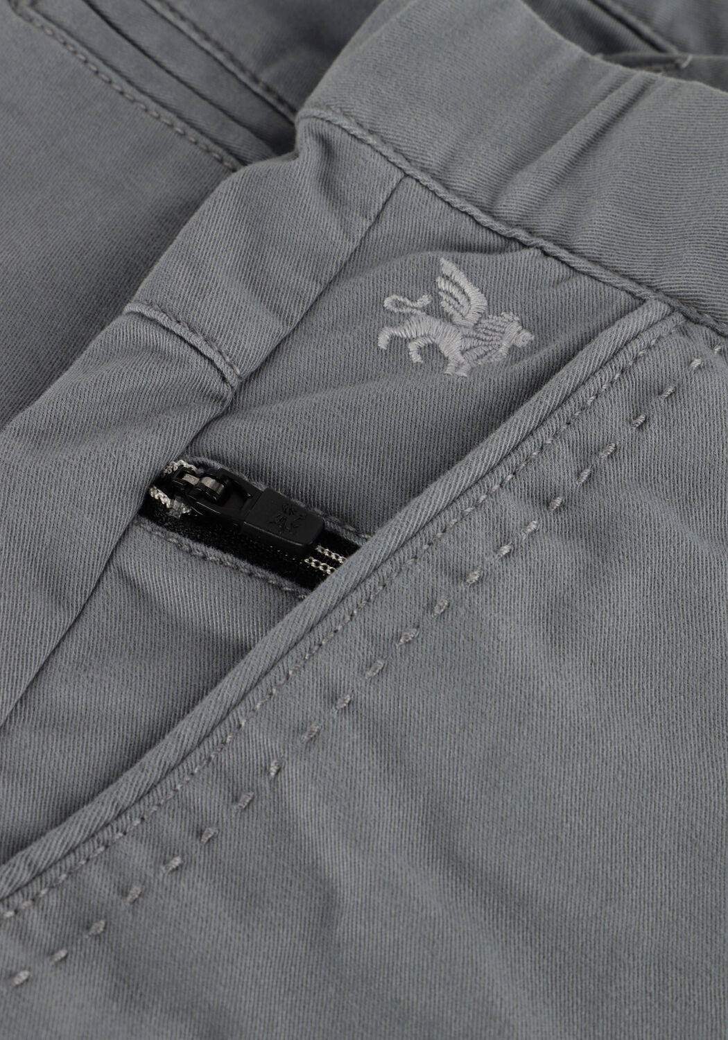 Graue VANGUARD Kurze Hose V65 SHORTS FINE TWILL STRETCH - large