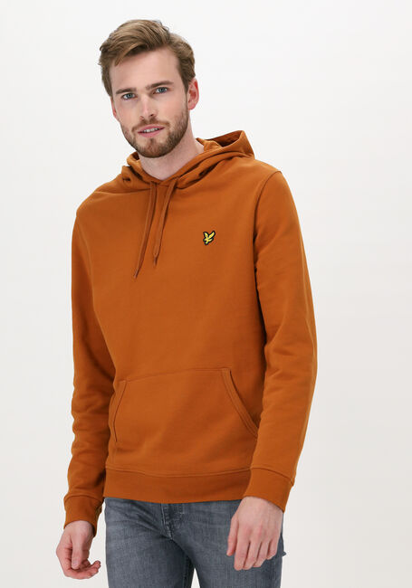 Orangene LYLE & SCOTT Sweatshirt PULLOVER HOODIE - large
