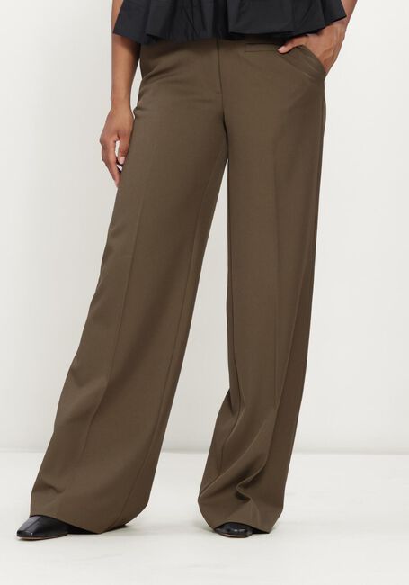 Dunkelgr&uuml;n HAUTE L'AMITI&Eacute; Hose PREMIERE PLAIN TALL PANT - large