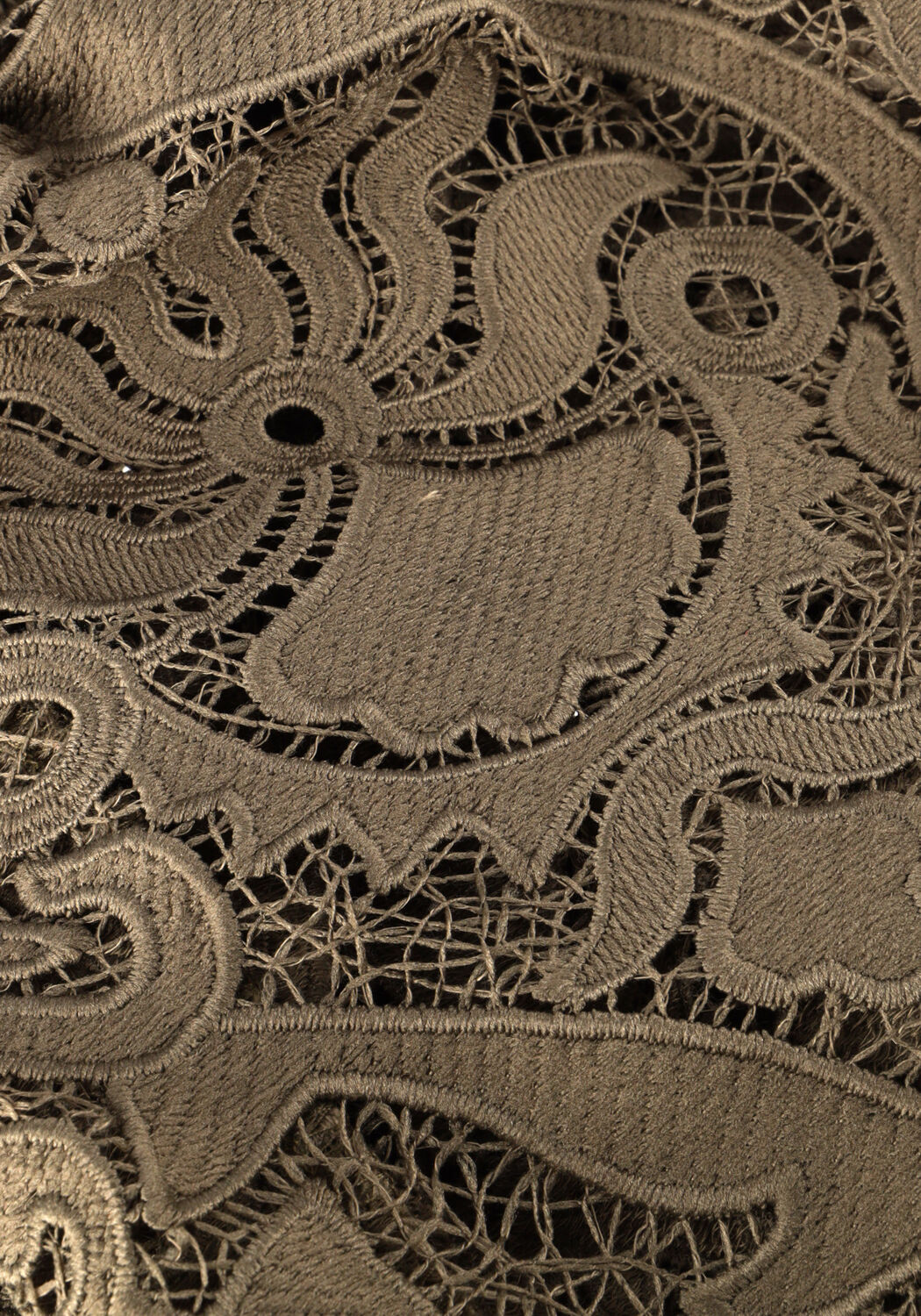 Olive SUMMUM Blusen BLOUSE LACE - large