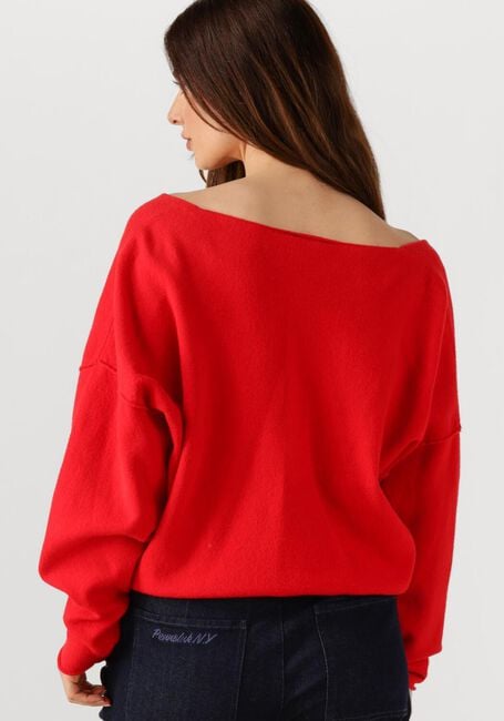Rote PENN & INK Pullover JUMPER W25B344 - large