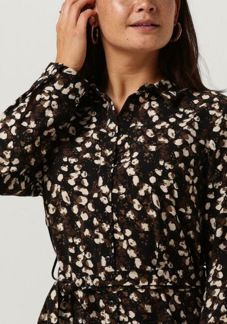 Schwarze OBJECT Midikleid OBJLEONORA L/S SHIRT DRESS NOOS - large