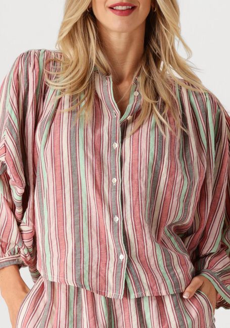 Mehrfarbige/Bunte BY-BAR Blusen BECKY MULTI STRIPE BLOUSE - large