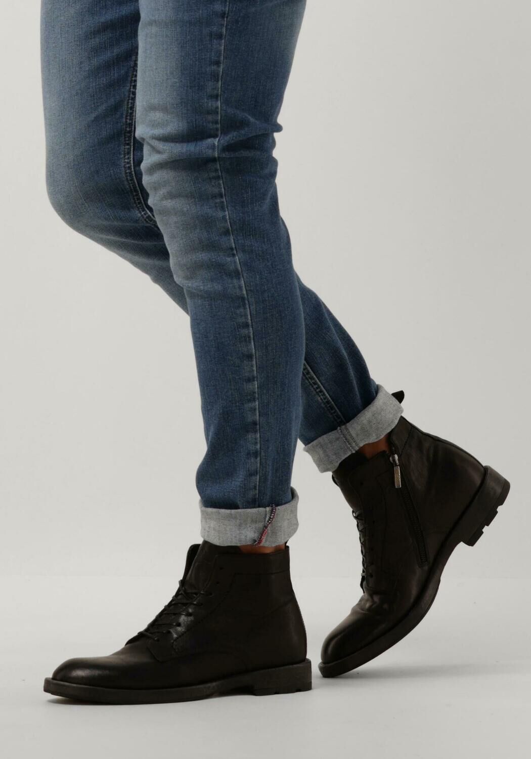 Schwarze GIORGIO Schn&uuml;rboots 67434 - large