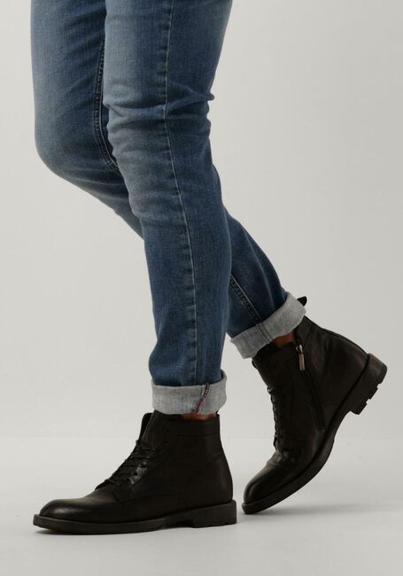 Schwarze GIORGIO Schn&uuml;rboots 67434 - large