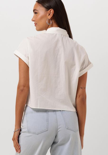 Weiße Y.A.S. Blusen YASLEE SS SHORT SHIRT - large