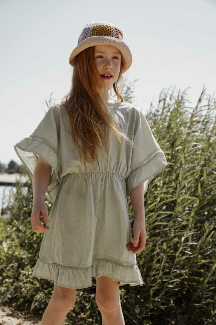 Grüne AMMEHOELA Minikleid AM-DOORTJE-05 - large