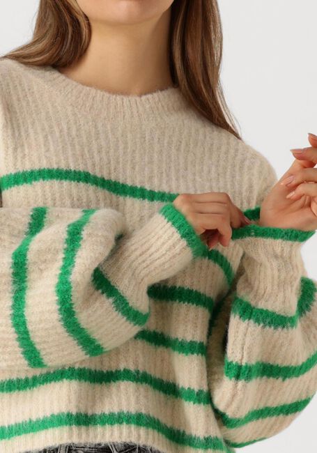 Grüne CO'COUTURE Pullover CORALIE CROP STRIPE O-KNIT - large