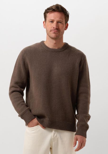 Braune SELECTED HOMME Pullover SLHCODY LS KNIT RELAXED CREW NECK - large