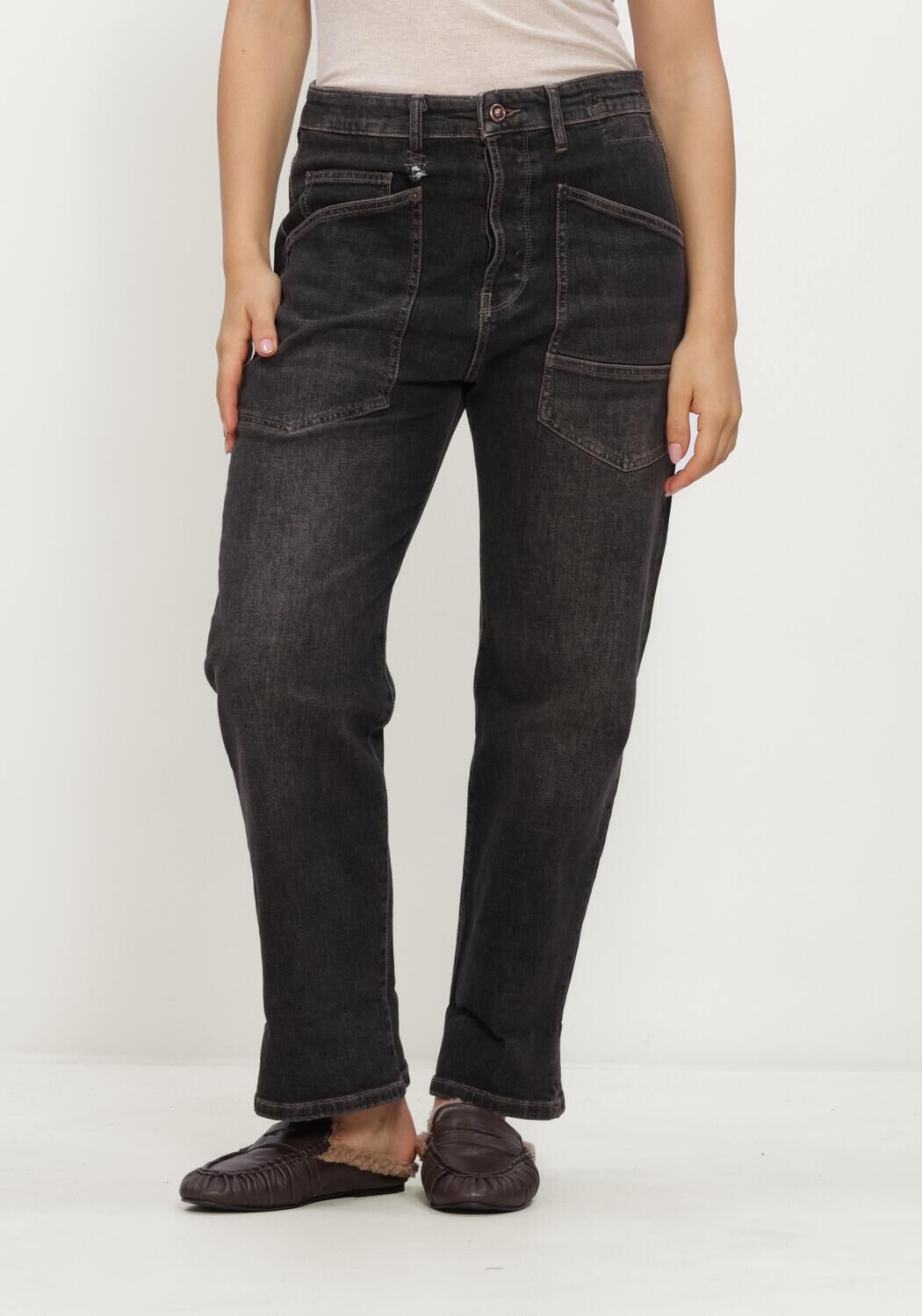 Dunkelgrau MAC Cargo jeans 0361L AUTHENTIC COMFORT DENIM BAGGY RELAXED FIT - large