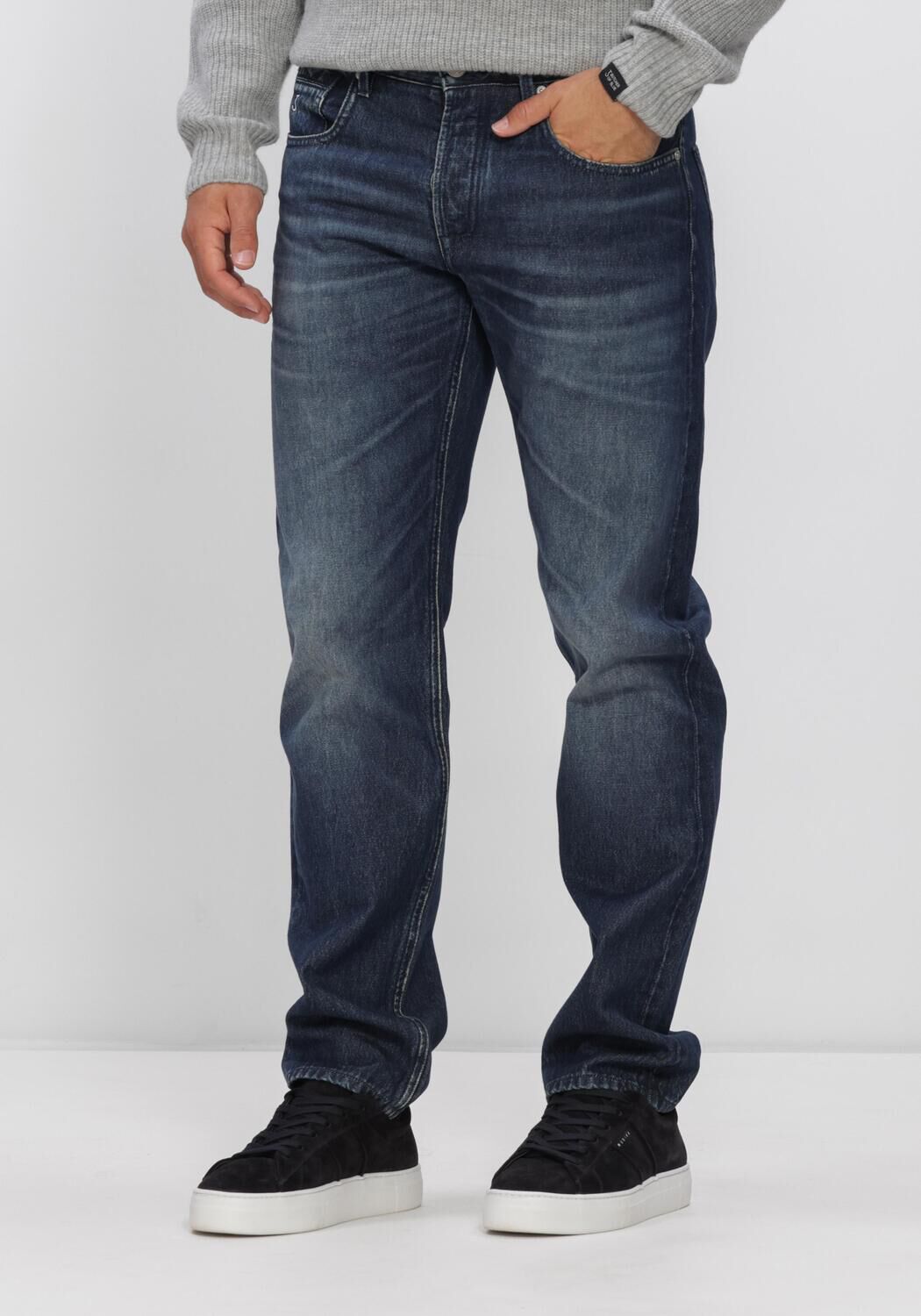 Dunkelblau BUTCHER OF BLUE Straight leg jeans STOCKTON STRAIGHT REDDING DK AGED - large
