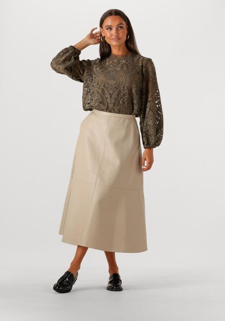 Olive SUMMUM Blusen BLOUSE LACE - large