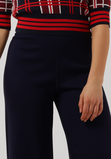 Dunkelblau VANILIA Schlaghose TUBE TROUSERS DOUBLE PUNTO - large