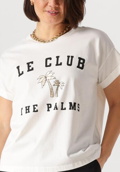 Weiße NUKUS T-shirt MOLLY SHIRT PALM TREE - large