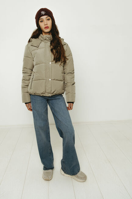 Khaki FRANKIE & LIBERTY Wattierte Jack TAVIA PERFECT PUFFER - large