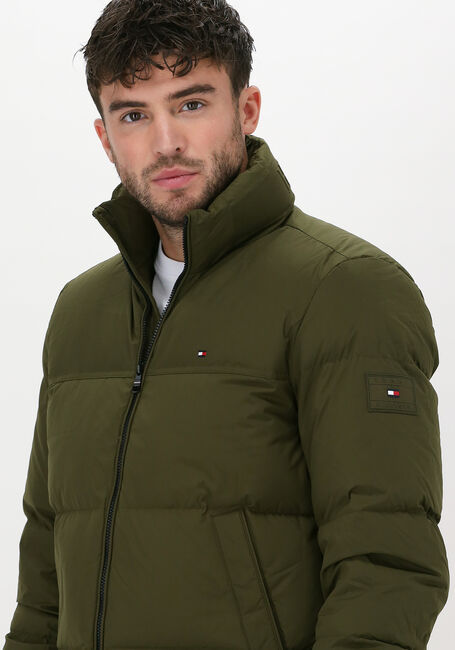 Olive TOMMY HILFIGER Wattierte Jack HILFIGER DOWN STAND COLLAR JKT - large