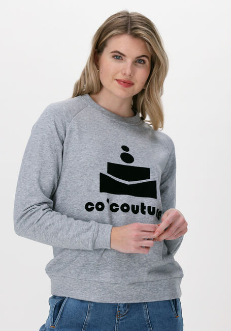 Graue CO'COUTURE Sweatshirt CLUB FLOC SWEAT - large