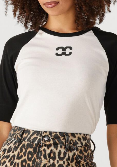 Weiße CO'COUTURE T-shirt GRANNY BLOCK SS TEE - large