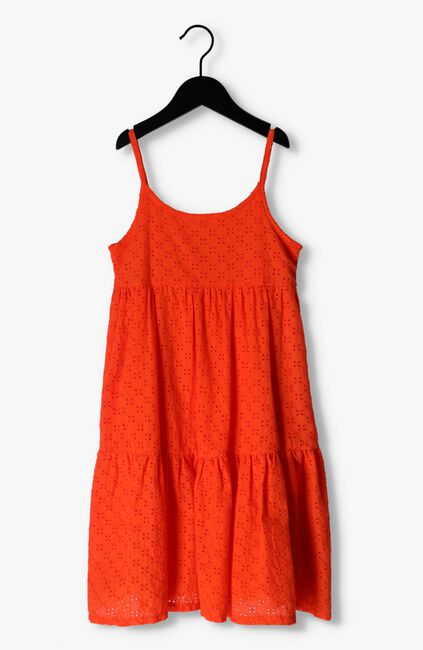 Orangene CARLIJNQ Minikleid BRODERIE - HALTER DRESS - large