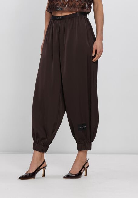 Braune HAUTE L'AMITI&Eacute; Hosen EVITA CROP HAREM PANT - large