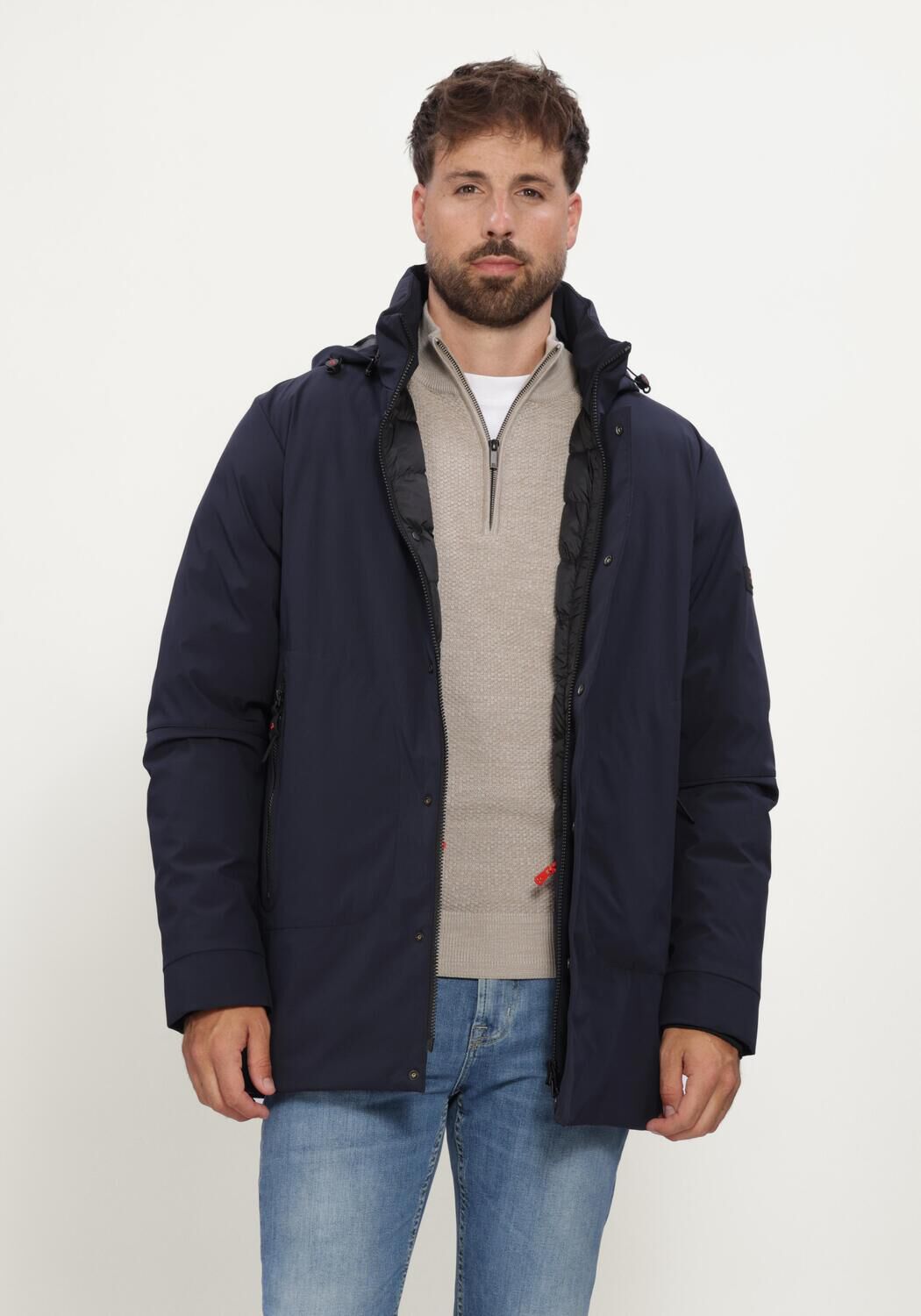 Dunkelblau PEUTEREY Parkas PEEBLES SRTR GRS01 - large