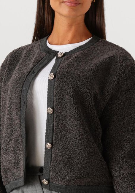 Dunkelgrau NEO NOIR Pullover LIMO FLUFFY KNIT CARDIGAN - large