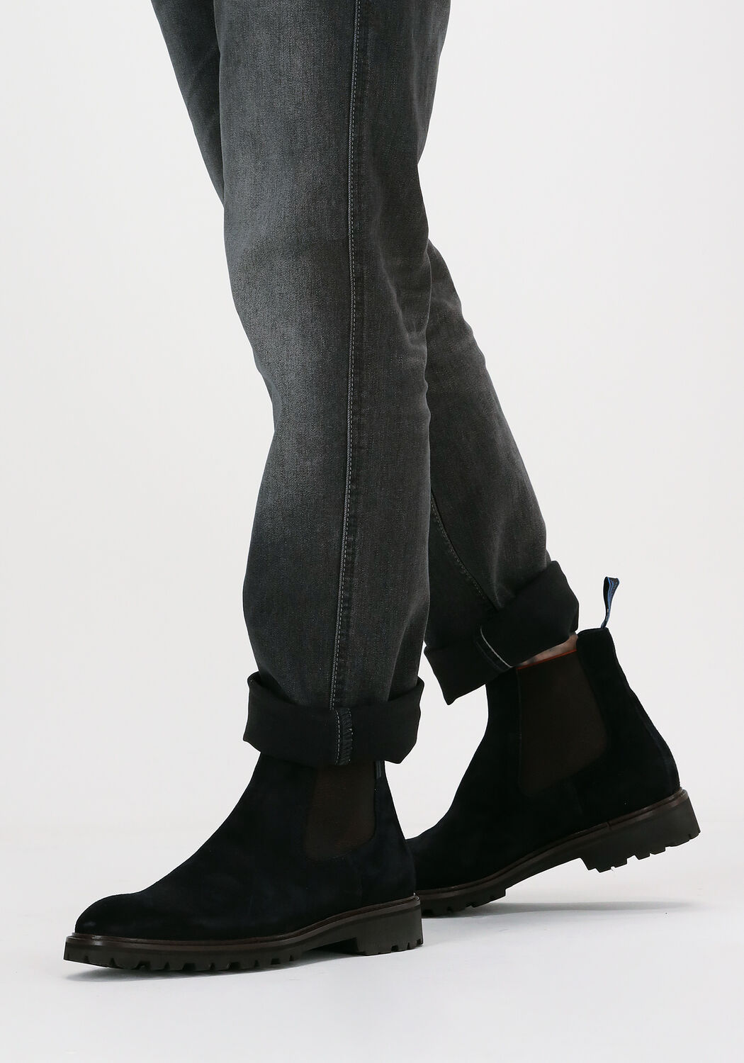 Schwarze FLORIS VAN BOMMEL Chelsea Boots 20072 - large