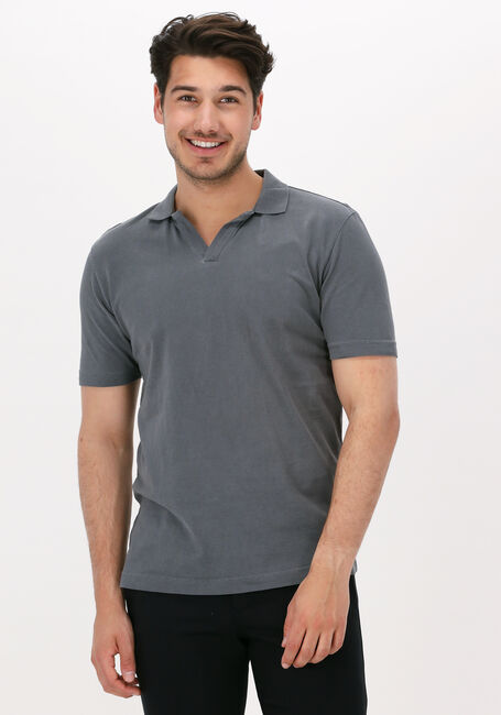 Graue DRYKORN Polo-Shirt BENEDICKT 520128 - large