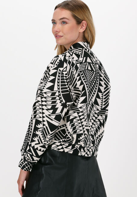Schwarze ALIX THE LABEL Jack ETHNIC BOBMER JACKET - large