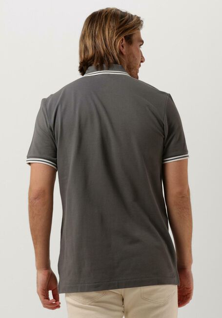 Graue G-STAR RAW Polo-Shirt DUNDA SLIM STRIPE POLO S/S - large