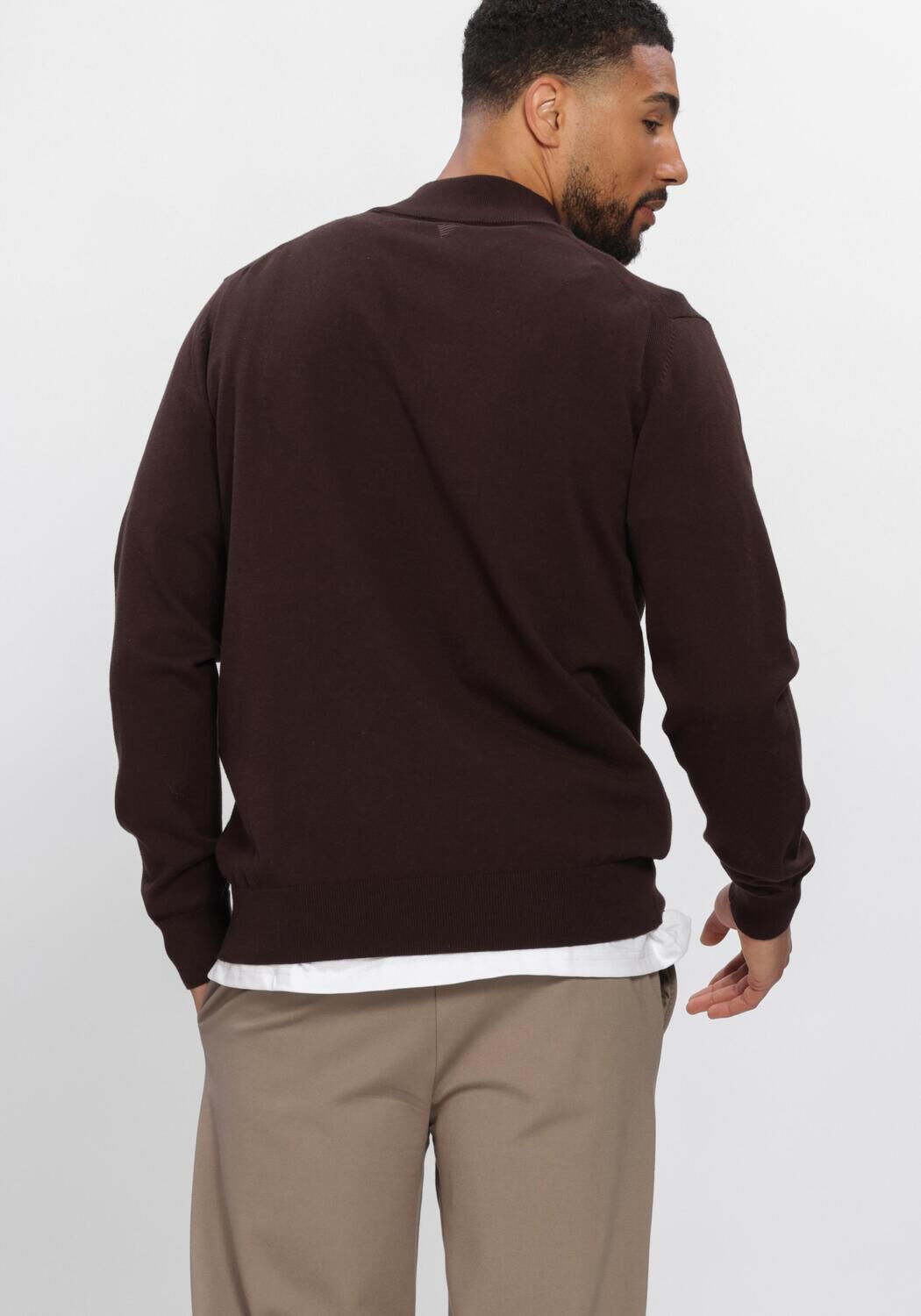 Braune PURE PATH Pullover LIGHT WEIGHT HIDDEN HALF-ZIP - large