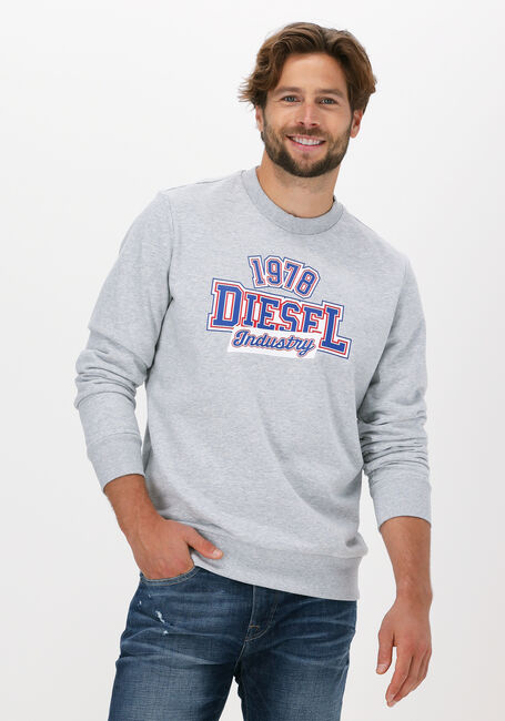 Graue DIESEL Sweatshirt S-GIRK-K22 - large