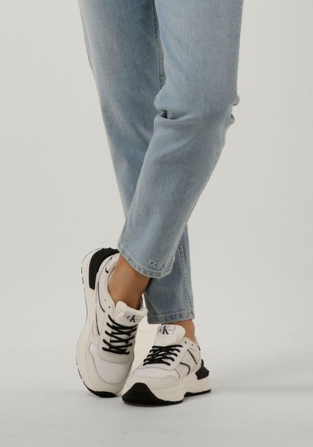 Weiße CALVIN KLEIN Sneaker Low CHUNKY RIBBON - large