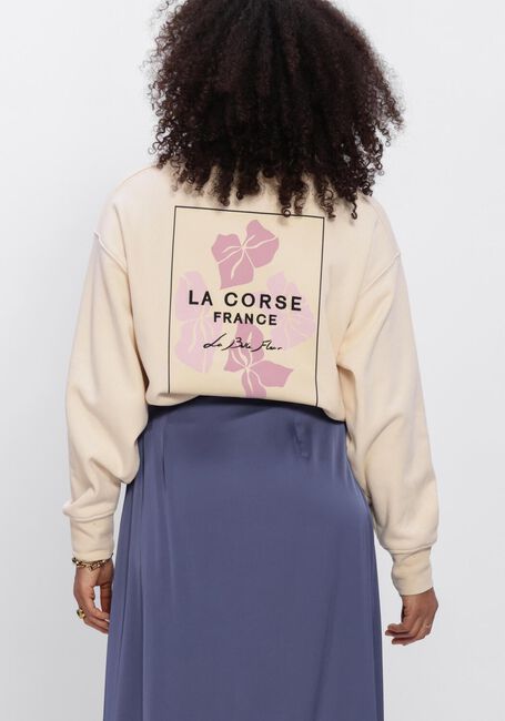 Beige ANOTHER LABEL Sweatshirt ALJAXY LA CORSE SWEAT L/S - large